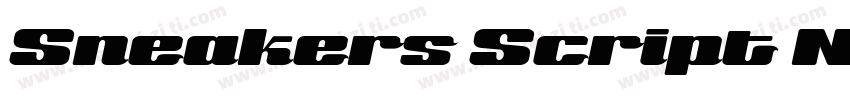 Sneakers Script Narr字体转换